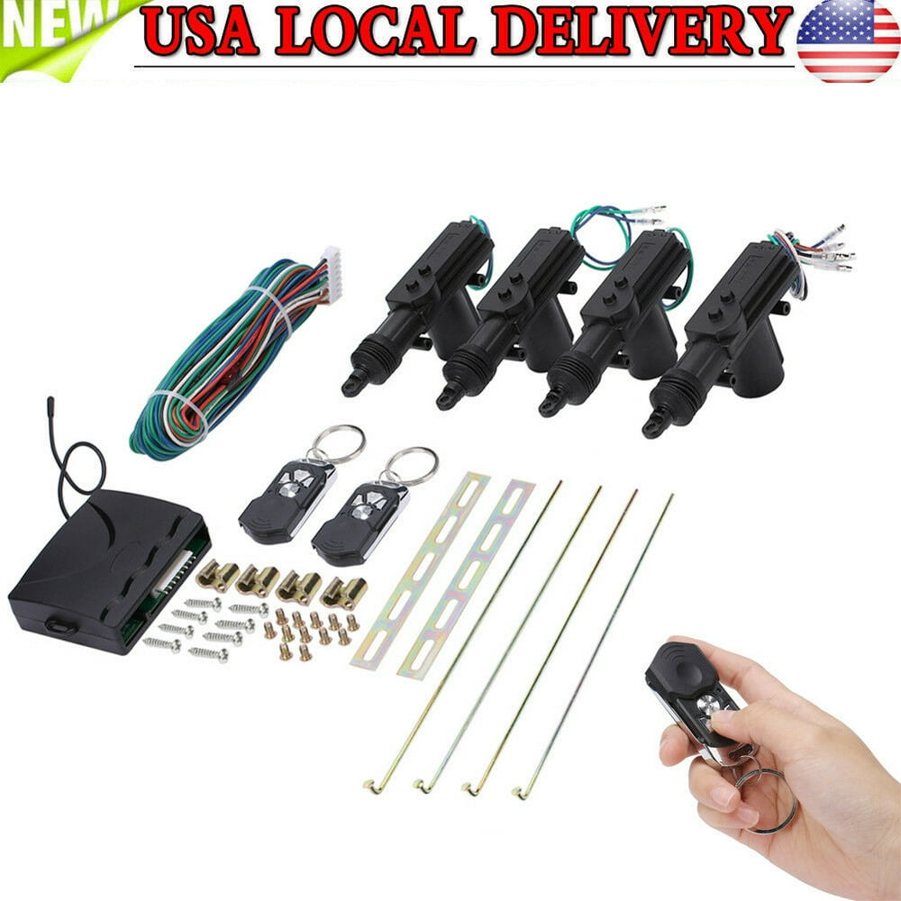 Universal 4 Door Car Central Power Door Lock /Unlock Remote Kit