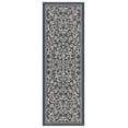 thumbnail image 2 of Safavieh Courtyard Nanda Botanical Indoor/Outdoor Runner Rug, Navy/Beige, 2'3" x 14', 2 of 11