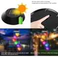 thumbnail image 4 of ShenMo Changing Spirals of Their Solar Powered LED Chime Romantic Garden Outdoor Decor for Patio, R with Hook (Heart), 4 of 5