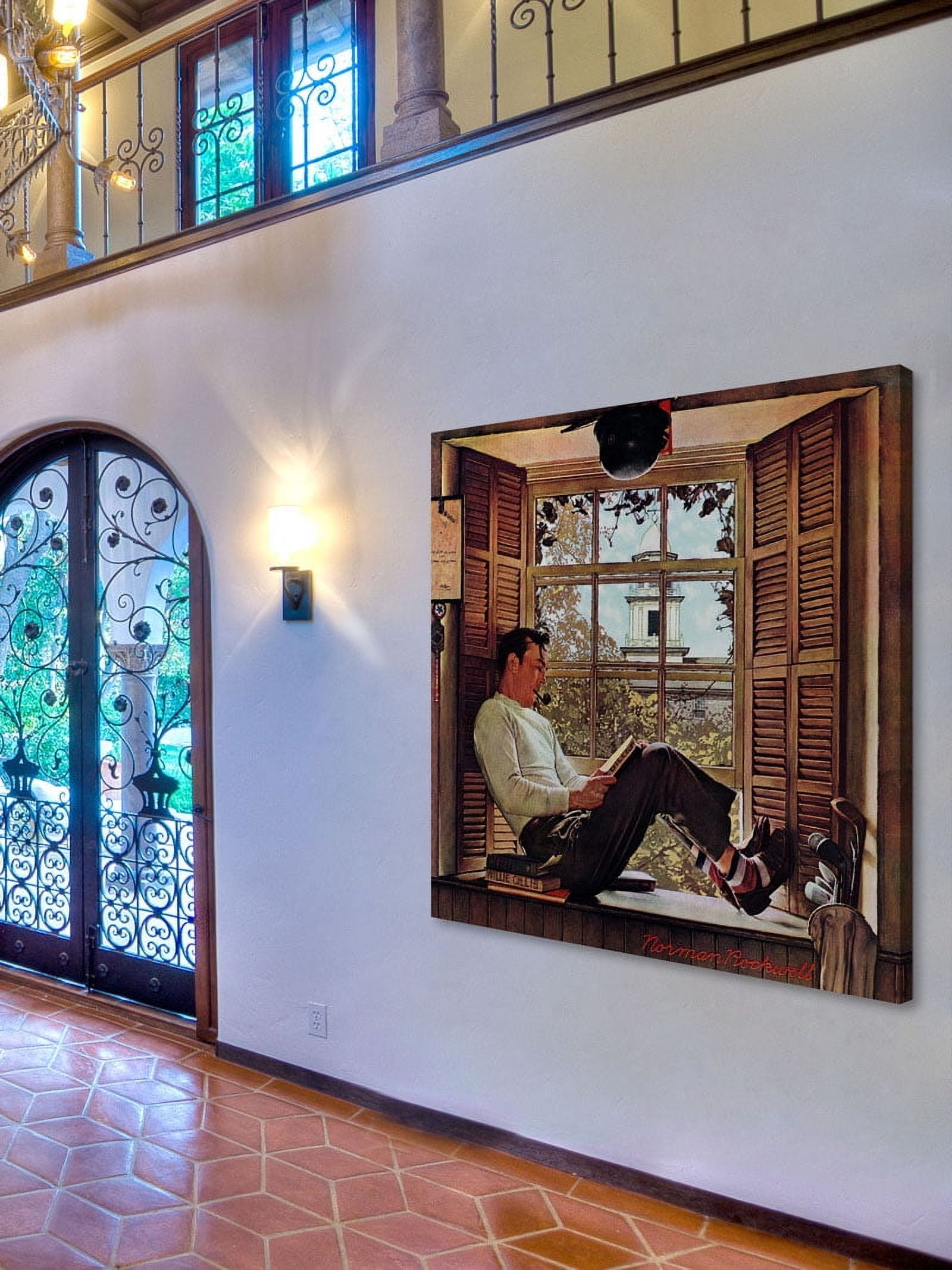 Marmont Hill "Willie Gillis in College" by Norman Rockwell Painting Print on Canvas