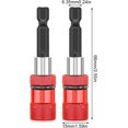 thumbnail image 2 of 4 Pieces Magnetic Bit Holder, Impact Driver Bit Holder with 1/4 Inch Depth Stop, Screwdriver Bit Holder for Drills, Screwdrivers and Professional Construction, 2 of 5