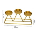 thumbnail image 3 of 1Pc Geometric Candle Holders for Pillar Candle Metal Wire Candlesticks Vintage Candle Stick Holder Stands Decor Candles Holder Table Centerpiece for Living Room Dining Room Fireplace, 3 of 7