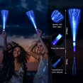 thumbnail image 2 of Varillas LED YOFOBU de fibra óptica azul, 90 unidades con 3 modos, 2 of 6