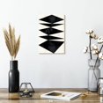 thumbnail image 2 of Elephant Stock Abstracta Wall Art - Vertical Canvas Wall Art - Living Room Wall Decor - Abstract Canvas - Black And White Decor By Kubistika - 8" x 12", 2 of 8