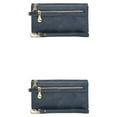 thumbnail image 4 of Minnieouse Cartera de cuero PU para mujer, cartera portátil Vintage con cremallera para fotos, tarjetero, monedero para niñas, regalo de Type2 NO2, 4 of 6