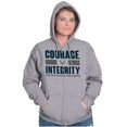thumbnail image 4 of US Air Force Courage Integrity Zip Up Hoodie Men's Women's Brisco Brands S, 4 of 6