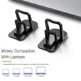 thumbnail image 3 of Visland Foldable Laptop Stand Portable Notebook Support Holder Easy Installation Mini Size Adjustable Riser Laptop Cooling Bracket, 3 of 8