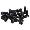 thumbnail image 4 of Zinc 50pcs DIN 7985 Acier Pan Tête Machine Vis Entièrement Fileté Noir Zinc Plaqué Fixation, 4 of 8