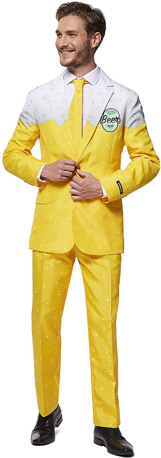 SUITMEISTER Premium Beer Suits for Men Complete Fun Costume Includes