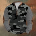 thumbnail image 1 of Blusas y camisas de manga larga con cuello redondo para hombre, sudadera con capucha de cuello redondo con cremallera y estampado, sudaderas de manga larga, blusa de poliéster para hombre, 1 of 4
