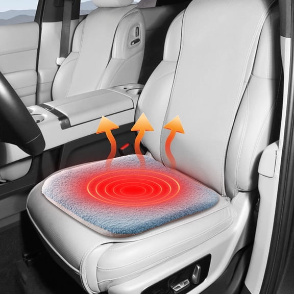 EGYMEN Plush Dining Chair Cushion, 14x10 Inches, Thick Warm Seat Pad, Cozy Office Chair Cushion, Comfortable Car Seat Cushion