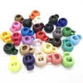 thumbnail image 1 of 10Pcs Spring Cord Locks for Drawstrings Plastic Double Holes Cord Ends Fastener Oval Toggle, 1 of 5