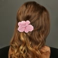 thumbnail image 2 of Unique Bargains 2 Pcs Hair Clip Grace Wind Butterfly Flowers Duckbill Clip Pink, 2 of 5