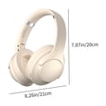 thumbnail image 4 of RFUGUG Wireless Over-Ear Headphones with Bluetooth 5.3 - High-Definition Noise Cancelling for Crystal Clear Calls, Foldable & Adjustable Design Ensuring Comfortable All-Day Wear, 4 of 9