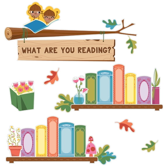 Carson Dellosa What Are You Reading? Dry-Erase Bulletin Board Set (68 pieces)