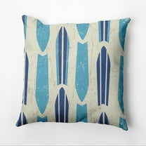 Simply Daisy 16" x 16" Dean Geometric Outdoor Pillow, Blue|Turquoise (1 count)