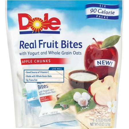 Dole Apple Real Fruit Bites 6 Pk