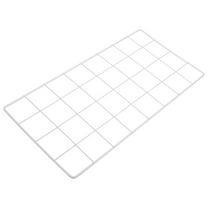 PBPBOX White Metal Wall Grid Panel for Picture Display and Creative Room Decor