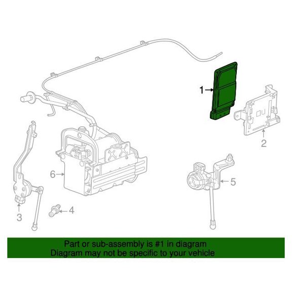 GM 23446609 Module Asm-Elek Susp Cont
