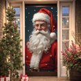 thumbnail image 3 of Red Suit Santa Claus Snowflakes Beard Christmas Banner for Holiday Decoration Winter Festival Party, 3 of 9