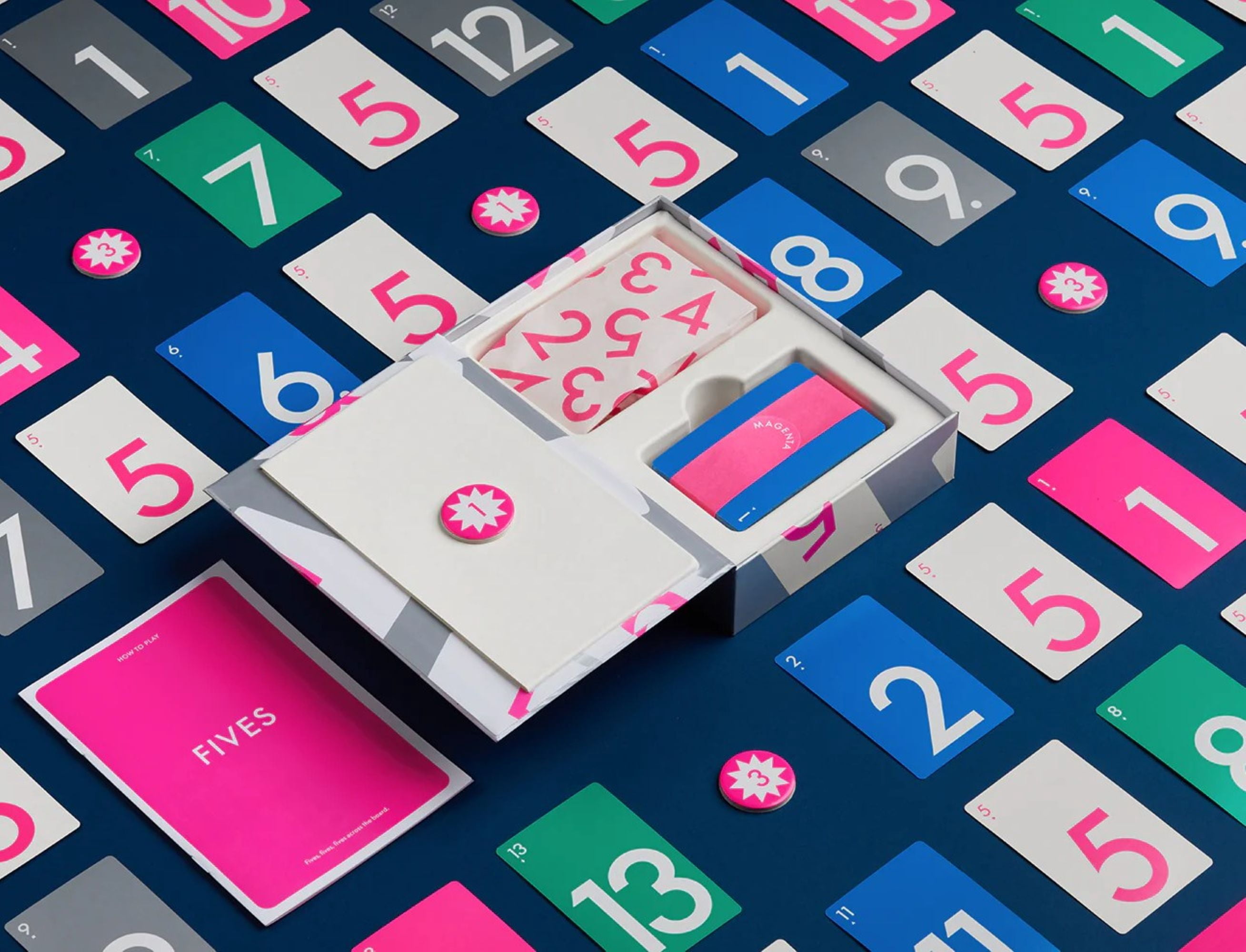 Fives Family Card Game for Ages 8+, from Asmodee