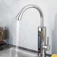 thumbnail image 3 of Stainless Steel Electric Water Heater Temperature Display Kitchen Tankless Instant Hot Water Faucet 3300w, 3 of 4