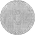 thumbnail image 1 of Ahgly Company Indoor Round Persian Gray Traditional Area Rugs, 4' Round, 1 of 1