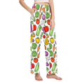 thumbnail image 2 of FORMRS Women's Pajama Pants with Pockets Soft Comfy Loungewear Sleep Bottom, Sizes S-2XL, Vegetables Pattern, 2 of 8