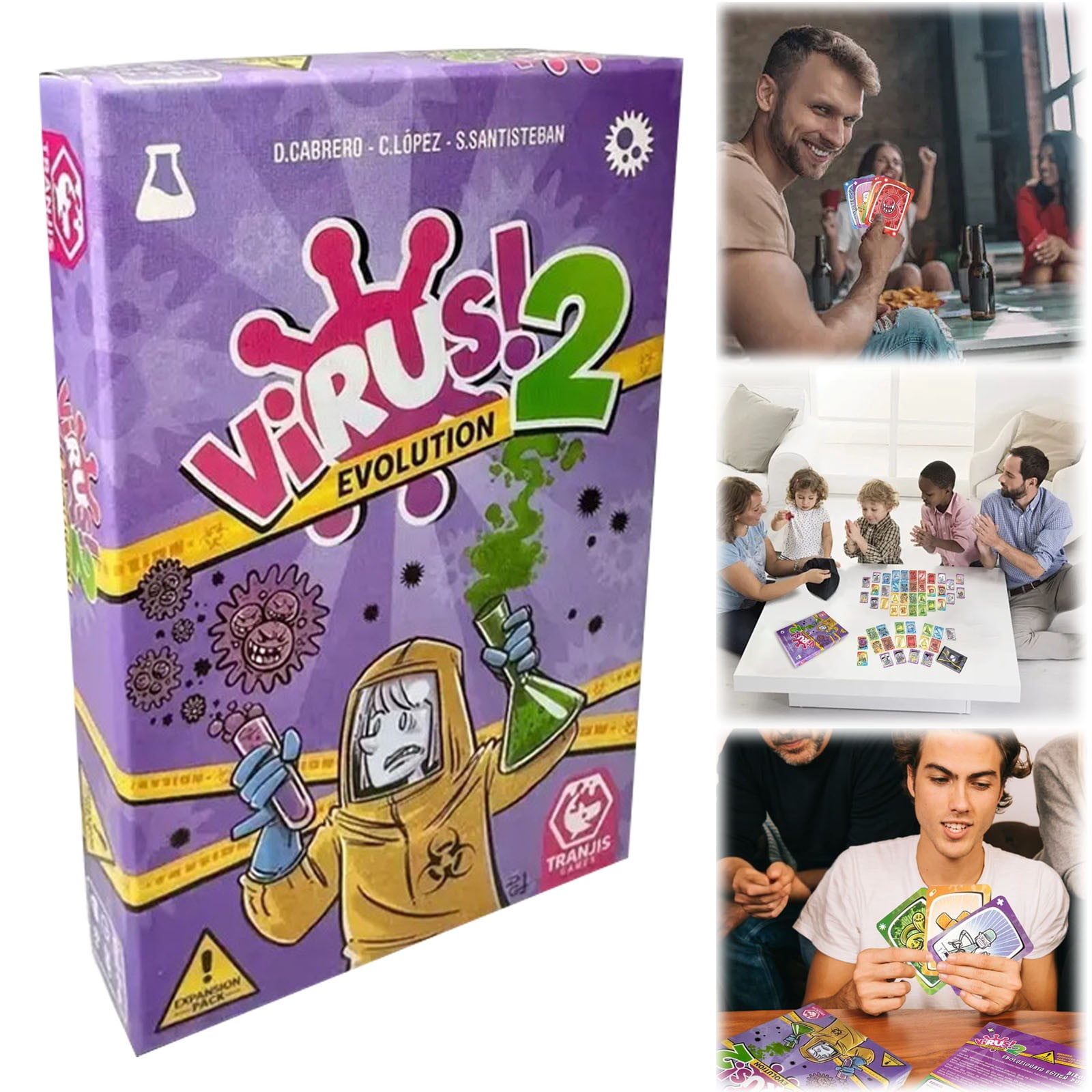WHEANG Family Card Game – Fun & Interactive Themed Game For Kids & Adults – Exciting Group Board Game For Family Gatherings