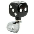 thumbnail image 1 of Power Handle , Labor Saving Comfortable Touch Prevent Fatigue Dice Shape Steering Wheel  Knob Durable Use  For 1.3in Thick Steering Wheels Black, 1 of 8