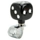 thumbnail image 1 of Forma de dados Volante de coche Spinner Perilla suicida Ahorro de mano de obra para automóviles Camiones Tractores Barcos Negro, 1 of 5