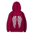 thumbnail image 3 of WOYY Toddler Girls Hoodie Wing Print Hooded Sweatshirt Girl's Casual Hoodies, Sizes 2-3T, 3 of 3