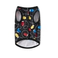 thumbnail image 1 of Conjunto de pijamas navideños familiares a juego con estampado de luces de guirnalda de letras. Pijamas de vacaciones para papá, mamá y niños., 1 of 7