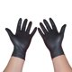 thumbnail image 2 of FELTECHELECTR 100 guantes de látex negro sin polvo para exámenes médicos, tatuajes y piercings - Talla XL, 2 of 6