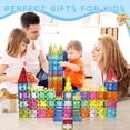 thumbnail image 3 of Juego de bloques magnéticos Paaxido para niños mayores de 3 años, 100 unidades, 3 of 9