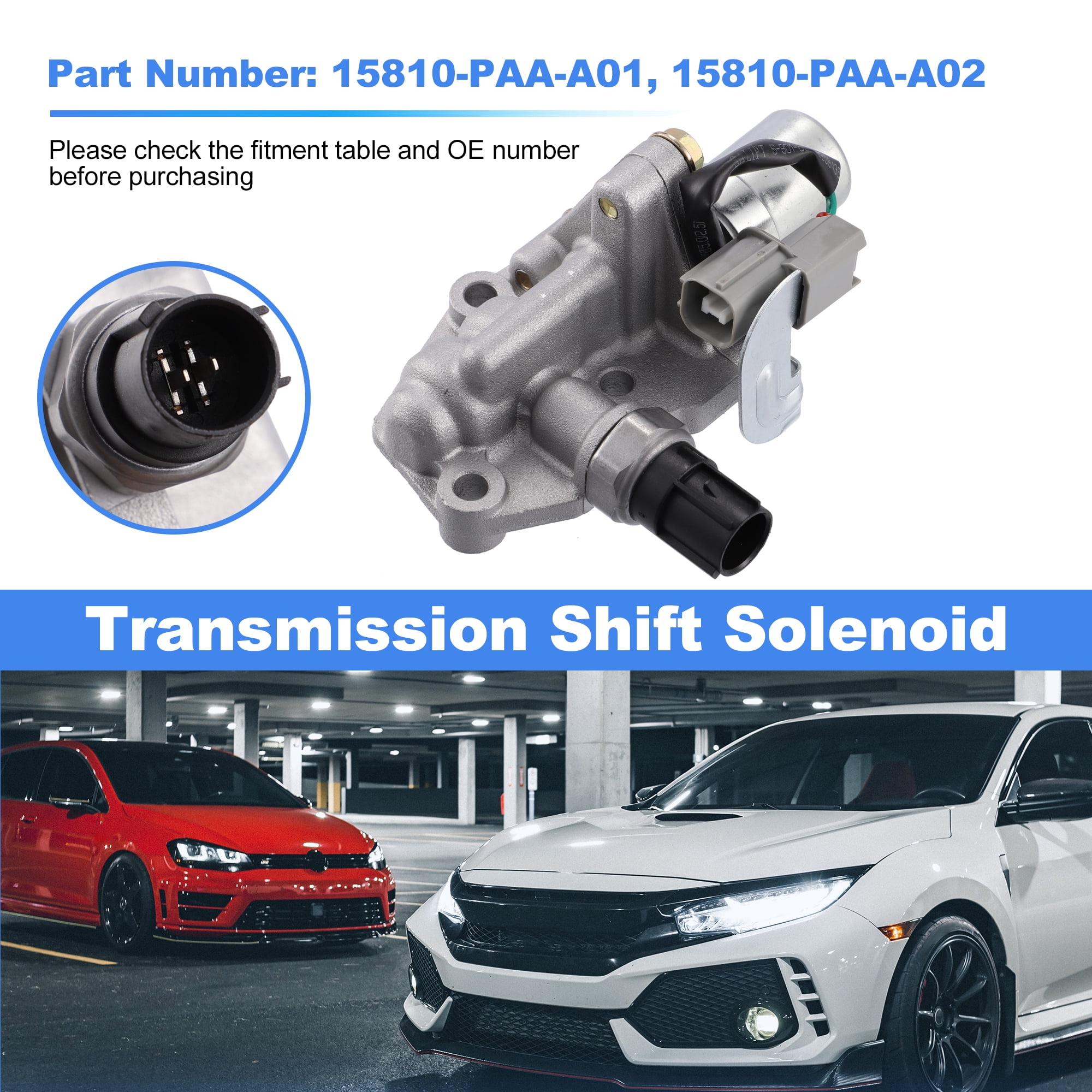 Unique Bargains Transmission Shift Solenoid for Honda Accord and Odyssey 1998-2002
