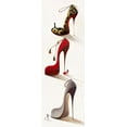 thumbnail image 2 of Panasenko, Inna 9x18 Gold Ornate Wood Framed with Double Matting Museum Art Print Titled - Highheels III, 2 of 4