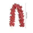 thumbnail image 3 of 2 Pack Fall Garland Maple Leaf, 5.7ft/Piece Hanging Vine Garland Artificial Autumn Foliage Garland Thanksgiving Decor for Home Wedding Fireplace Party Christmas, 3 of 6