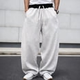 thumbnail image 2 of Mens Pants Sweatpants for Men Casual Pants Comfortable Lightweight Soft Stretch Flat Front Trousers With Pockets for Daily Wear, 2 of 5