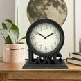 thumbnail image 6 of deevoka Desk Clock European Classic Decorative Retro for Bedside Bedroom Table A, 6 of 9