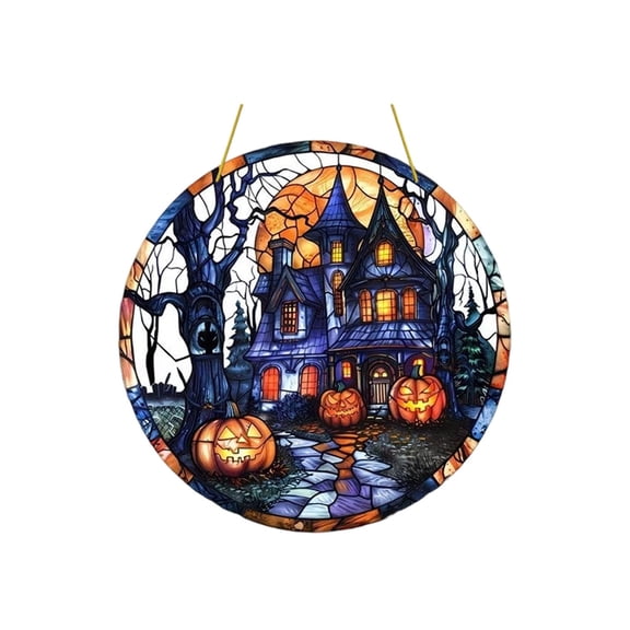 Elegant Acrylic Halloween Hanging Ornaments For Seasonal Party Craft Decorations Doorway Room Living Festive Hooks Wall Art Hanger