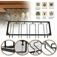 thumbnail image 4 of Gourmet's Choice Under Cabinet Stemware Rack, Metal Organizer with High-Quality Material, Easy to Install, Compact and Elegant Design, Suitable for Various Glass Sizes, Durable, 4 of 5