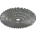 thumbnail image 3 of Ekena Millwork 24 3/4"OD x 3 1/4"ID x 1 7/8"P Eryn Ceiling Medallion (Fits Canopies up to 4"), Hand-Painted Silver, 3 of 6