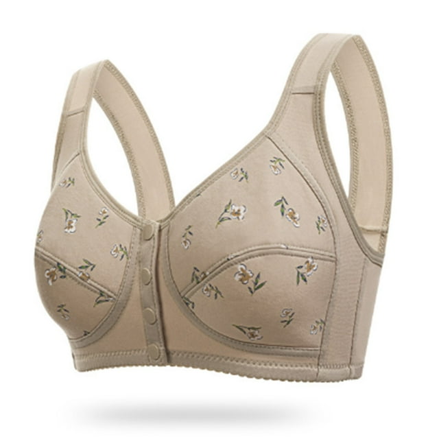 Brasier sin Varillas Mujer Sujetador Cómodo de Cobertura Total sin Aros para Mujer, para Uso Diario, Talla Grande, sin Costuras, con Paneles Laterales Suavizantes. Grande