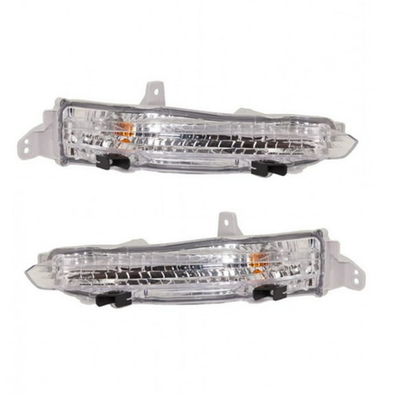 For Honda Pilot 2019 2020 2021 2022 Turn Signal Light Driver and Passenger Side | Pair | Front | CAPA Certified | Replacement For HO2530133C, HO2531133C | 33350-TG7-A21, 33300-TG7-A21