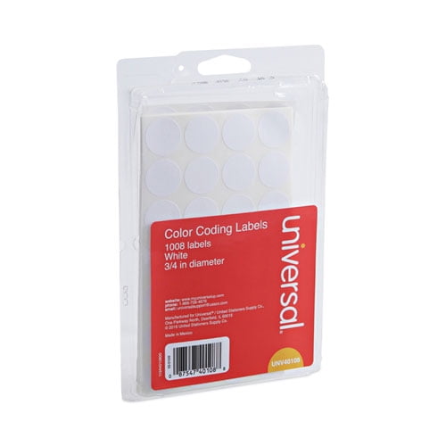 Self-Adhesive Removable Color-Coding Labels, 0.75 Self-Adhesive Removable Color-Coding Labels, 0.75
