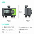 thumbnail image 6 of RainPoint 4-Zone Water Timer for Outdoor Garden Yard Lawn, Programmable Sprinkler Timer with Automatic/Manual/Rain Delay/Watering Mode, Watering Controller, ITV405, 6 of 8
