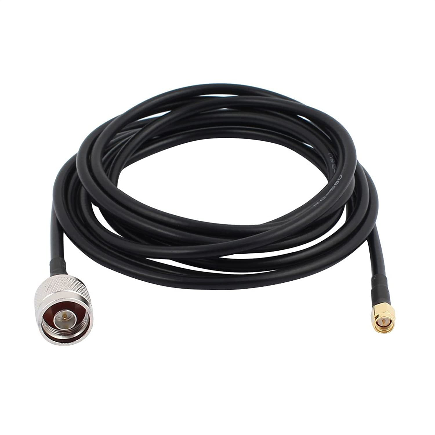 uxcell 10 ft N Type Male to SMA Male Connector Antenna Pigtail Cable ...