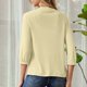 thumbnail image 4 of Puntoco Moda Mujer Camiseta de manga larga Otoño Frente abierto Prendas de abrigo Blusa sólida Abrigo Tops Rebeca Liquidación Puntoco Puntoco-5753, 4 of 9