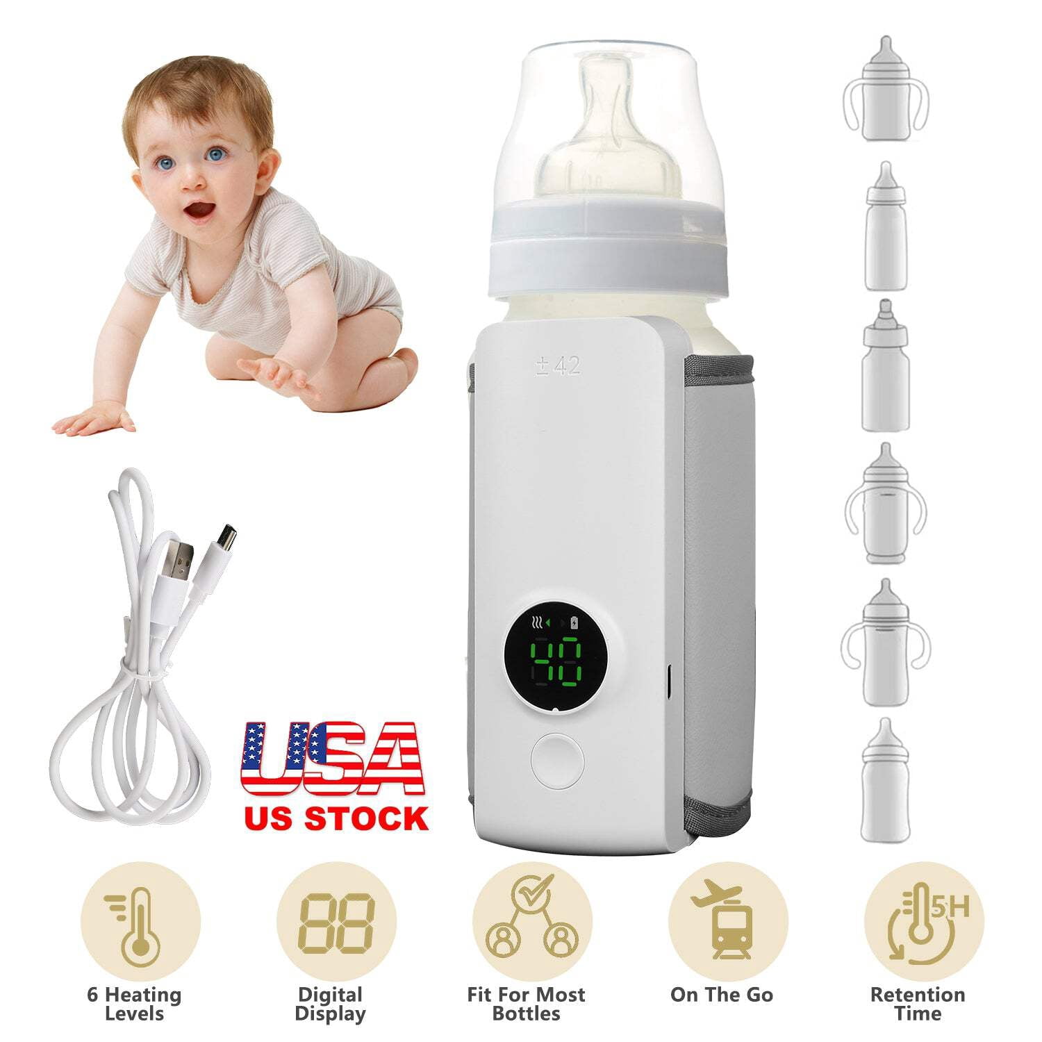 Portable Bottle Warmer On The Go Baby